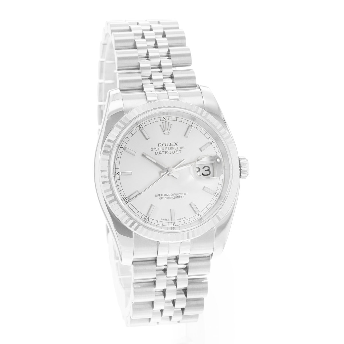 Rolex Datejust 36 116234 Silver Dial 36