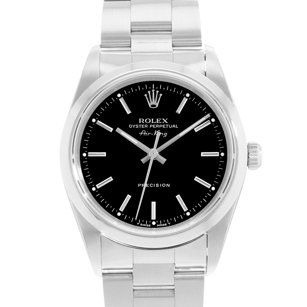 Rolex Air King 34 14000 Black Dial 34