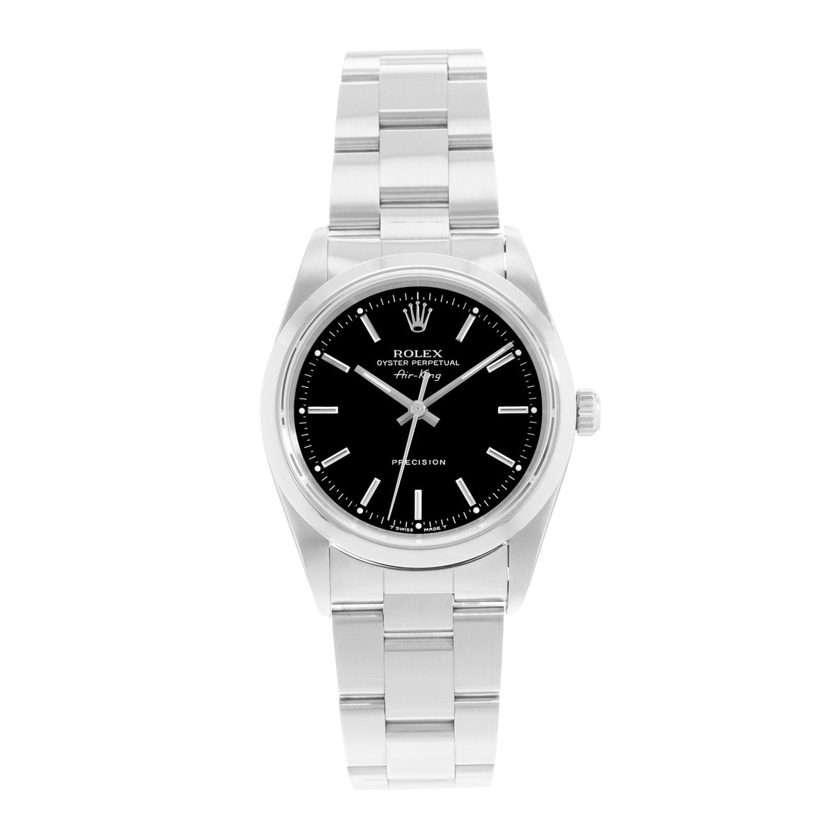 Rolex Air King 34 14000 Black Dial 34