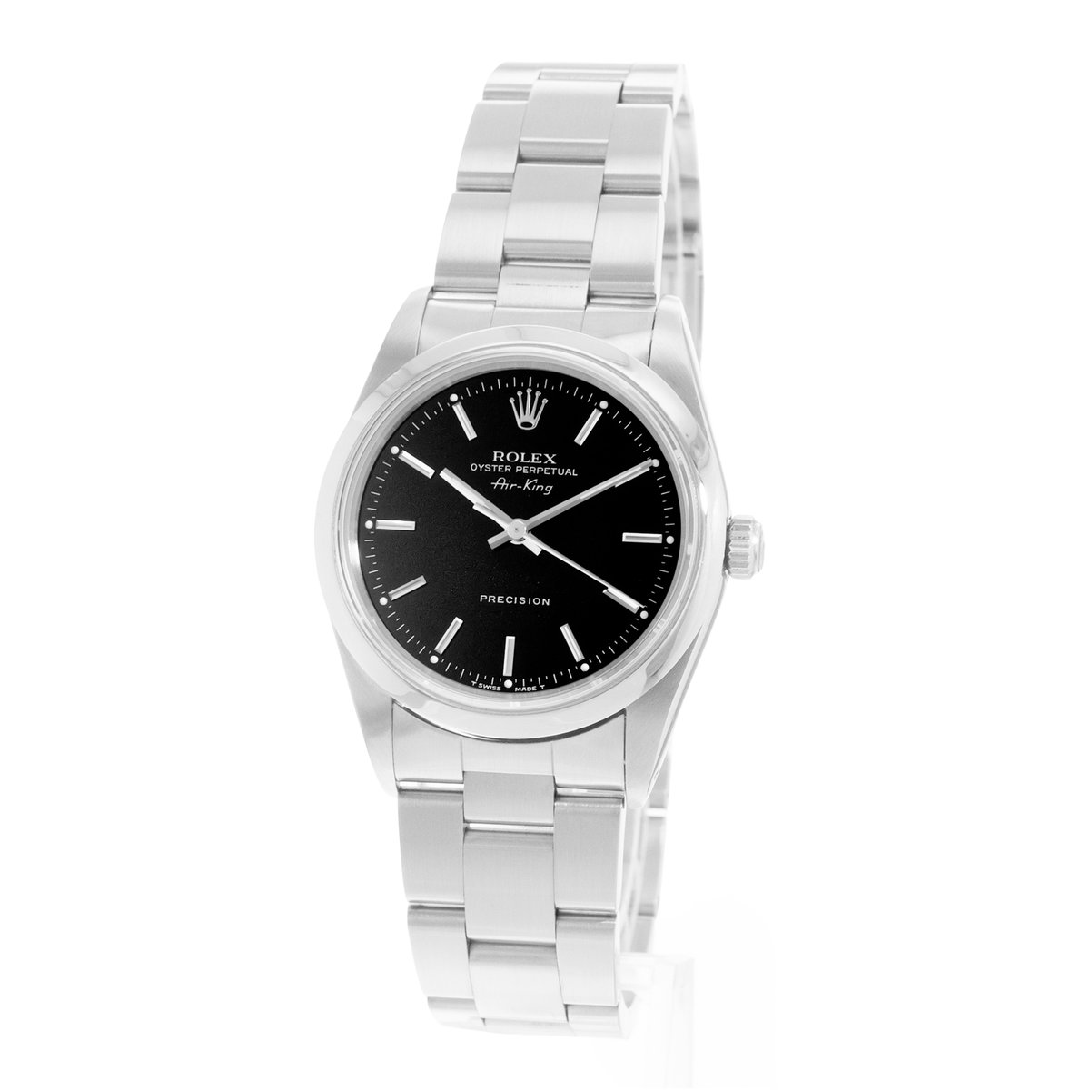 Rolex Air King 34 14000 Black Dial 34
