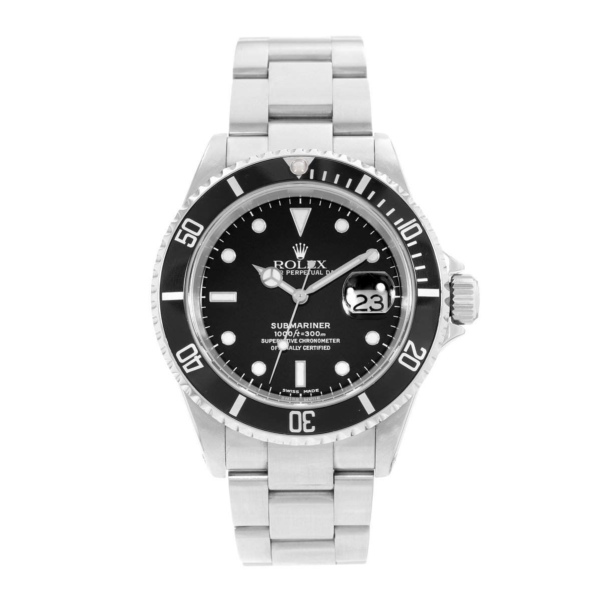 Rolex Submariner Date 16610 Black Dial 40