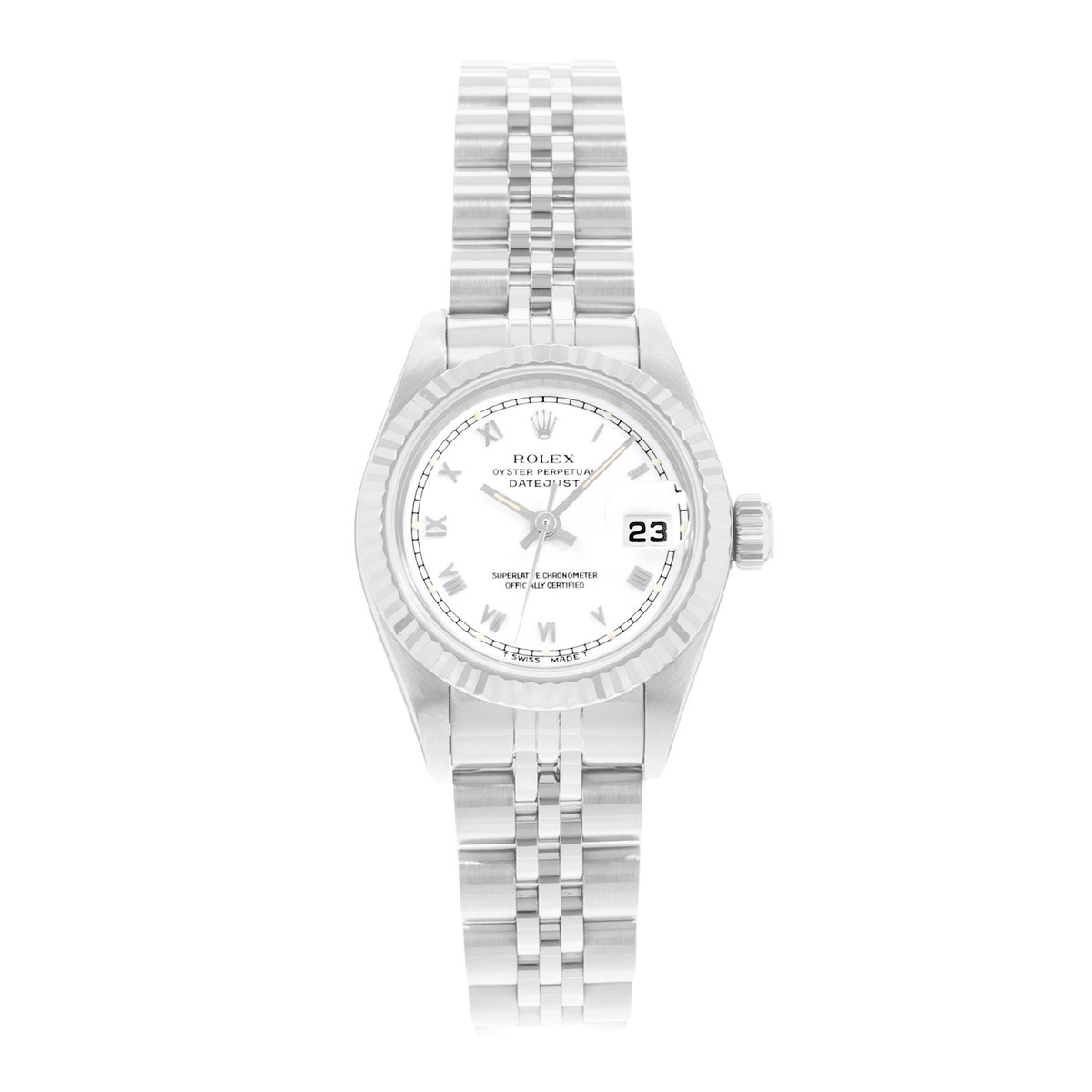 Rolex Datejust 26 69174 White Dial 26