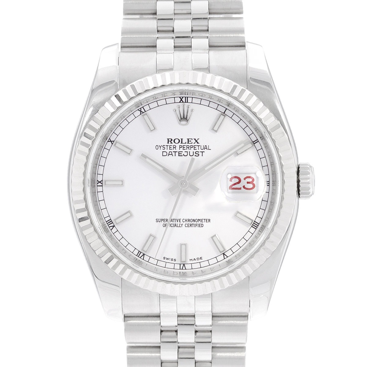 Rolex Datejust 36 116234 White Dial 36