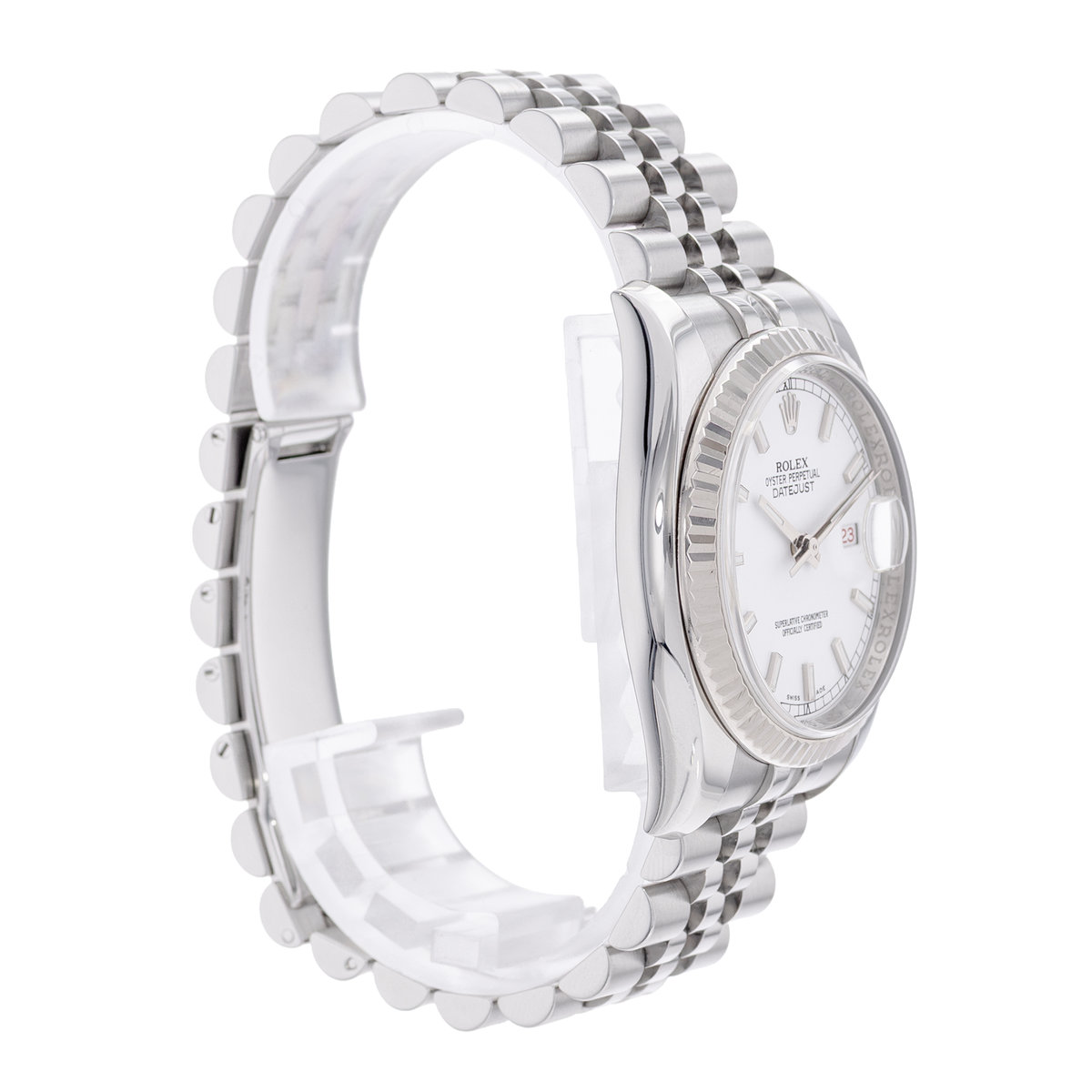 Rolex Datejust 36 116234 White Dial 36