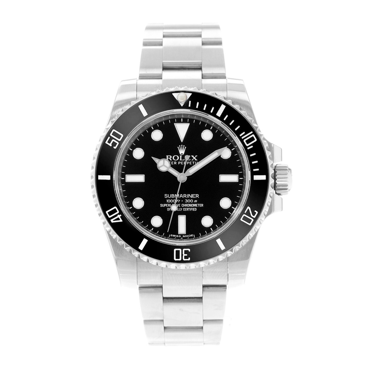 Rolex Submariner No Date 114060 Black Dial 40