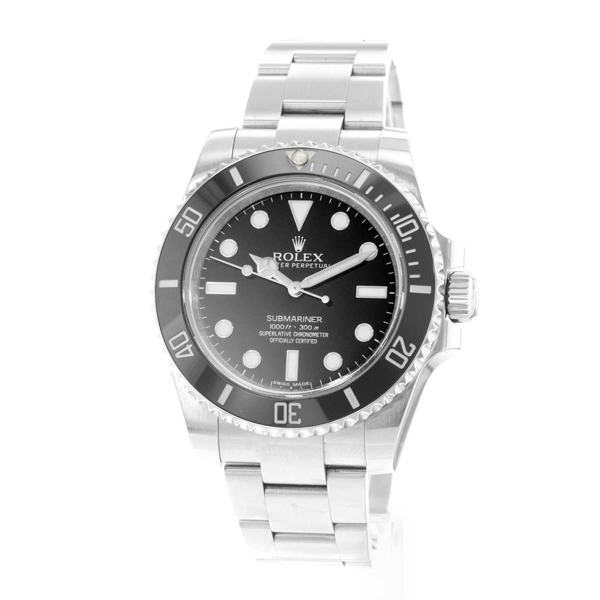 Rolex Submariner No Date 114060 Black Dial 40