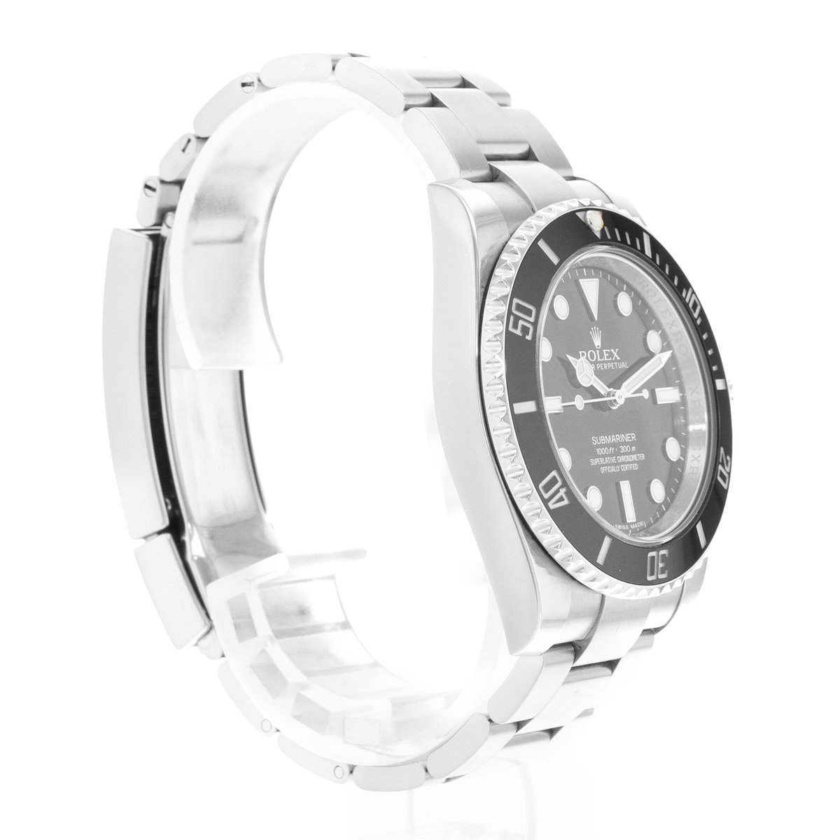 Rolex Submariner No Date 114060 Black Dial 40