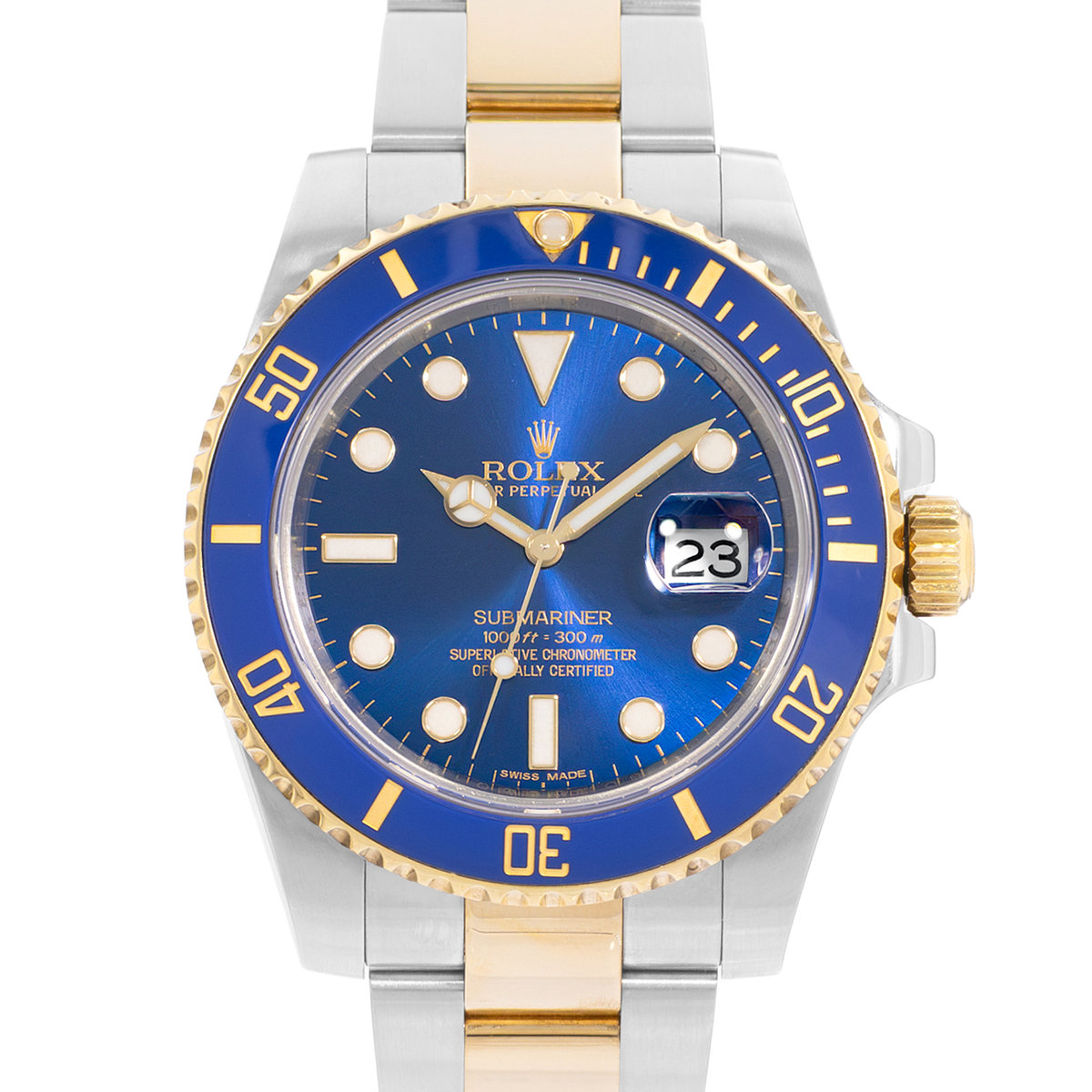 Rolex Submariner Date 116613 Blue Dial 40