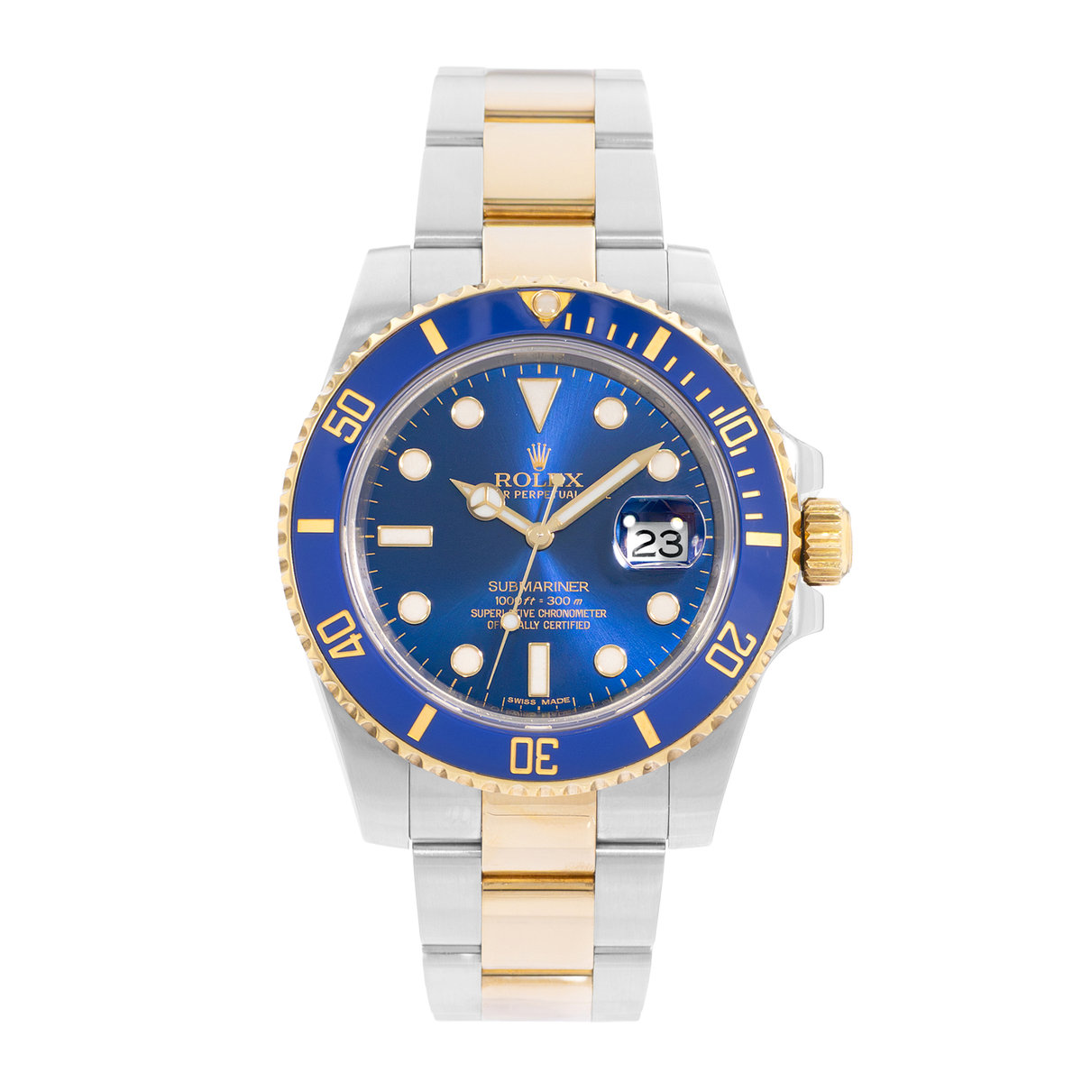 Rolex Submariner Date 116613 Blue Dial 40
