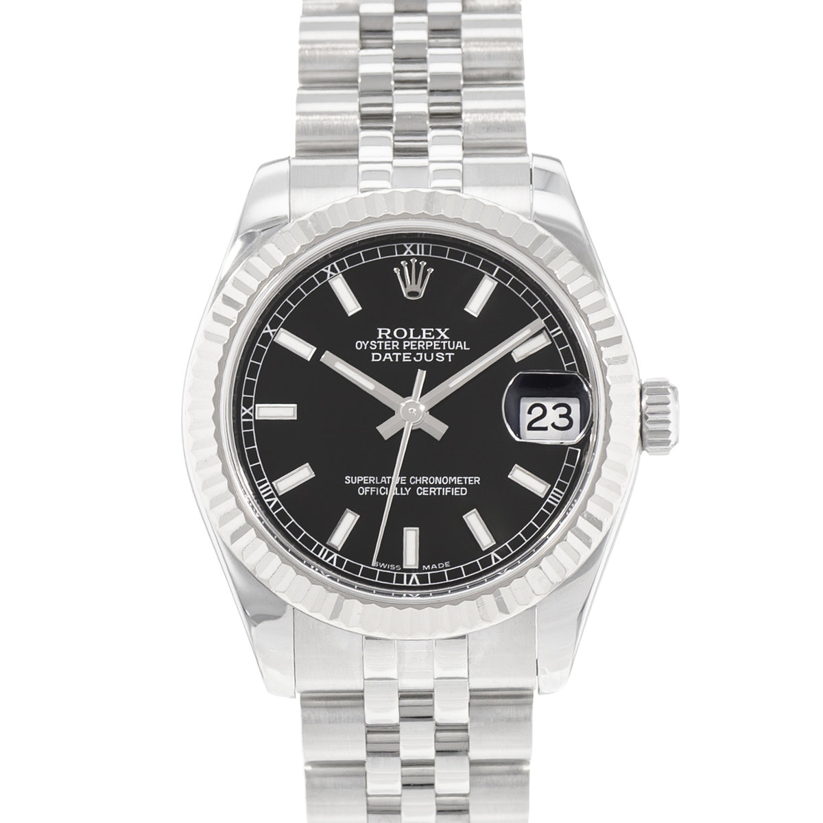 Rolex Datejust 31 178274 Black Dial 31