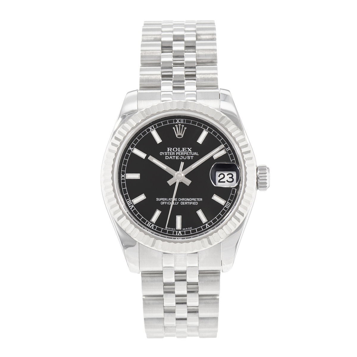 Rolex Datejust 31 178274 Black Dial 31