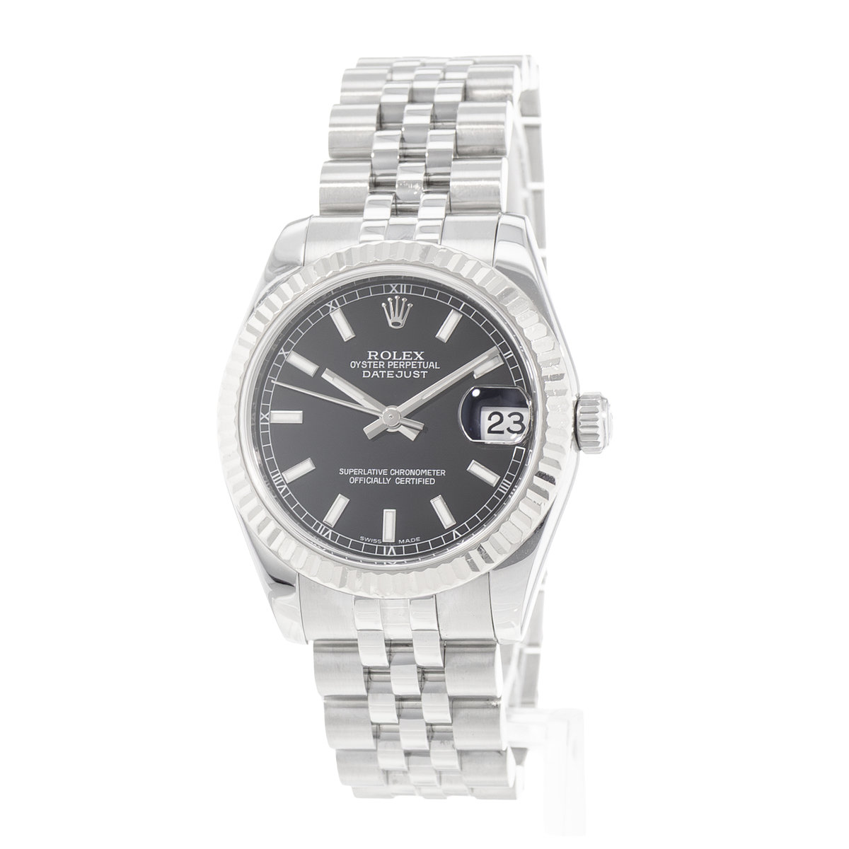 Rolex Datejust 31 178274 Black Dial 31