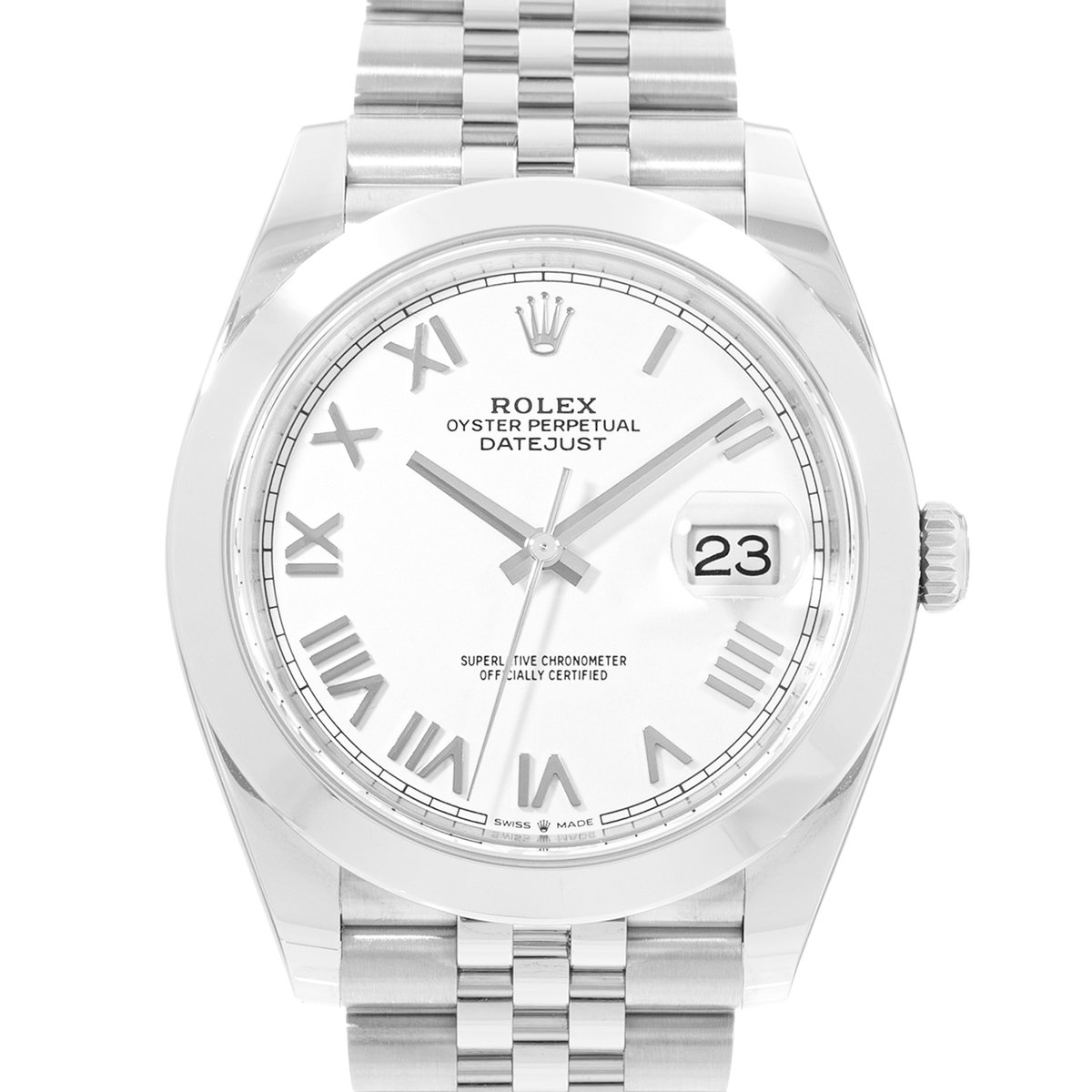 Rolex Datejust 41 126300 White Dial 41
