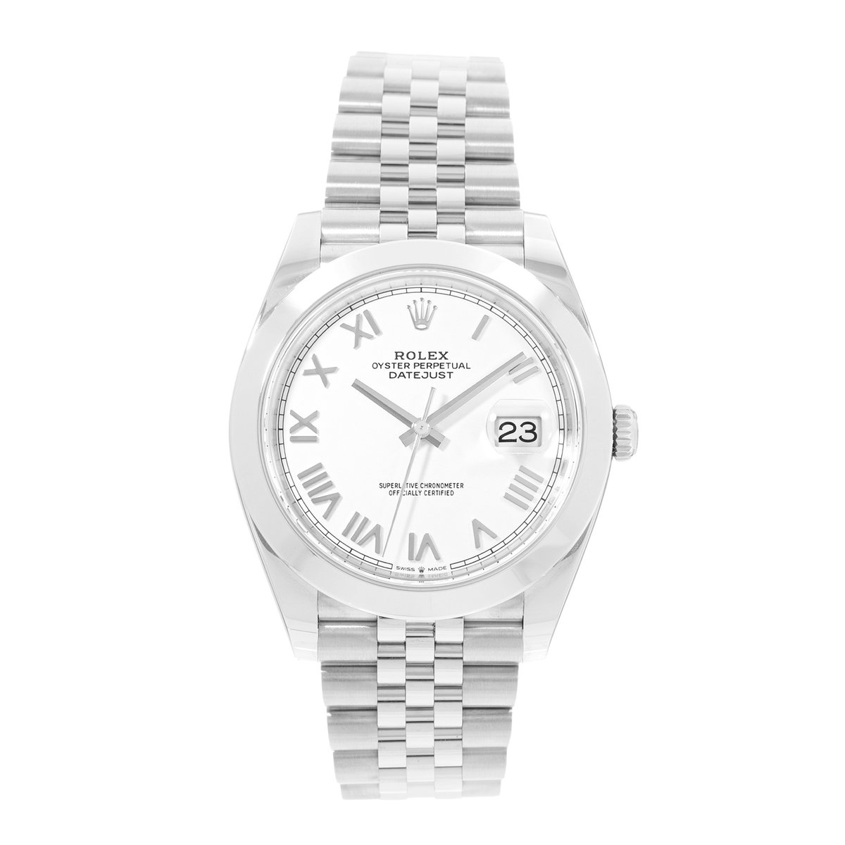 Rolex Datejust 41 126300 White Dial 41