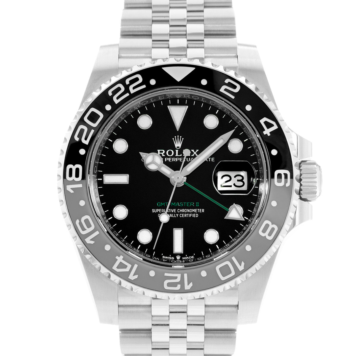 Rolex GMT-Master II 126710GRNR Black Dial 40