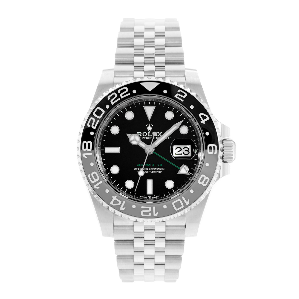 Rolex GMT-Master II 126710GRNR Black Dial 40