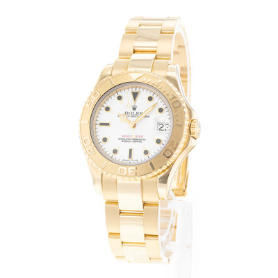 Rolex Yacht-Master 35 68628 White Dial 35