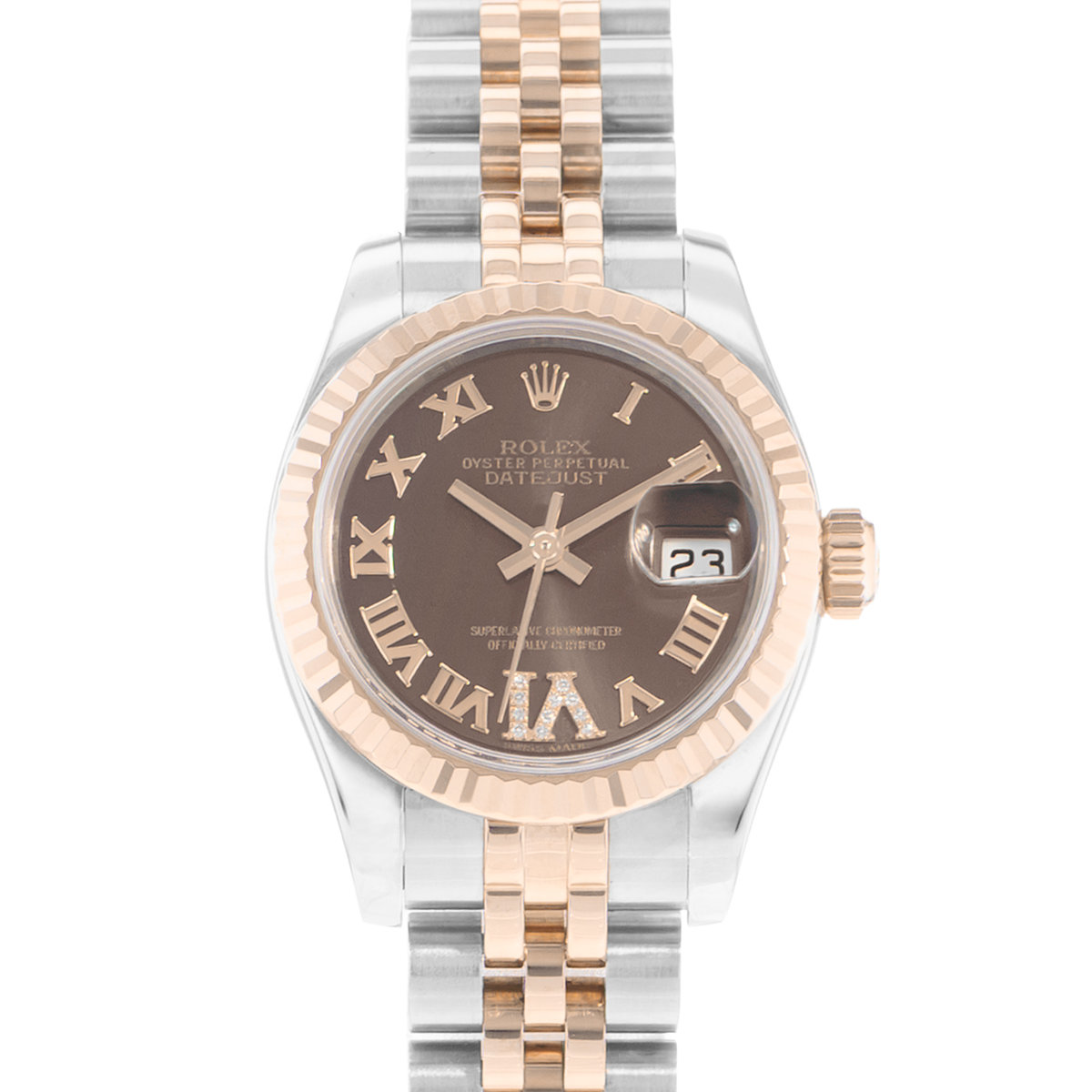Rolex Datejust 26 179171 Brown Dial 26