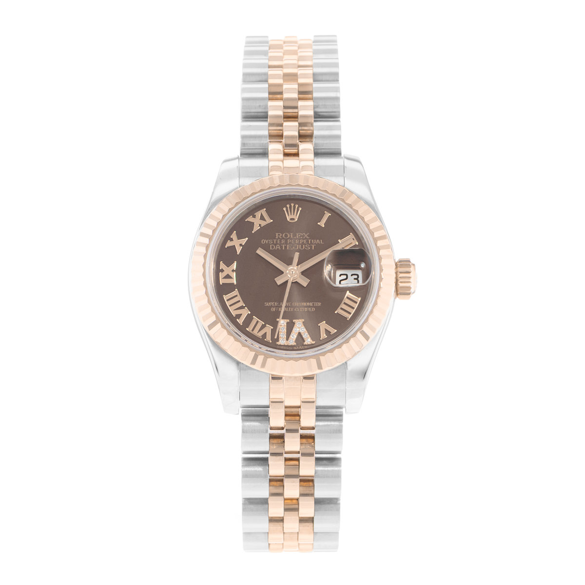 Rolex Datejust 26 179171 Brown Dial 26
