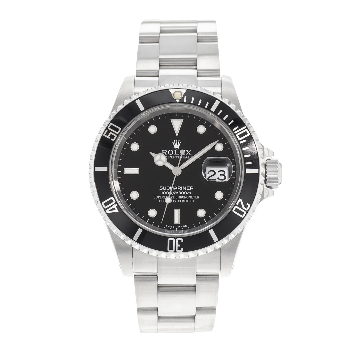 Rolex Submariner Date 16610 Black Dial 40
