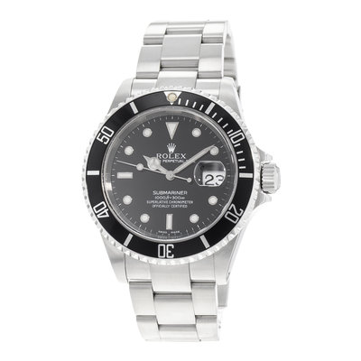 Rolex Submariner Date 16610 Black Dial 40