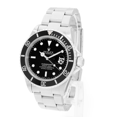 Rolex Submariner Date 16610 Black Dial 40