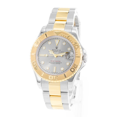 Rolex Yacht-Master 35 168623 Silver Dial 35