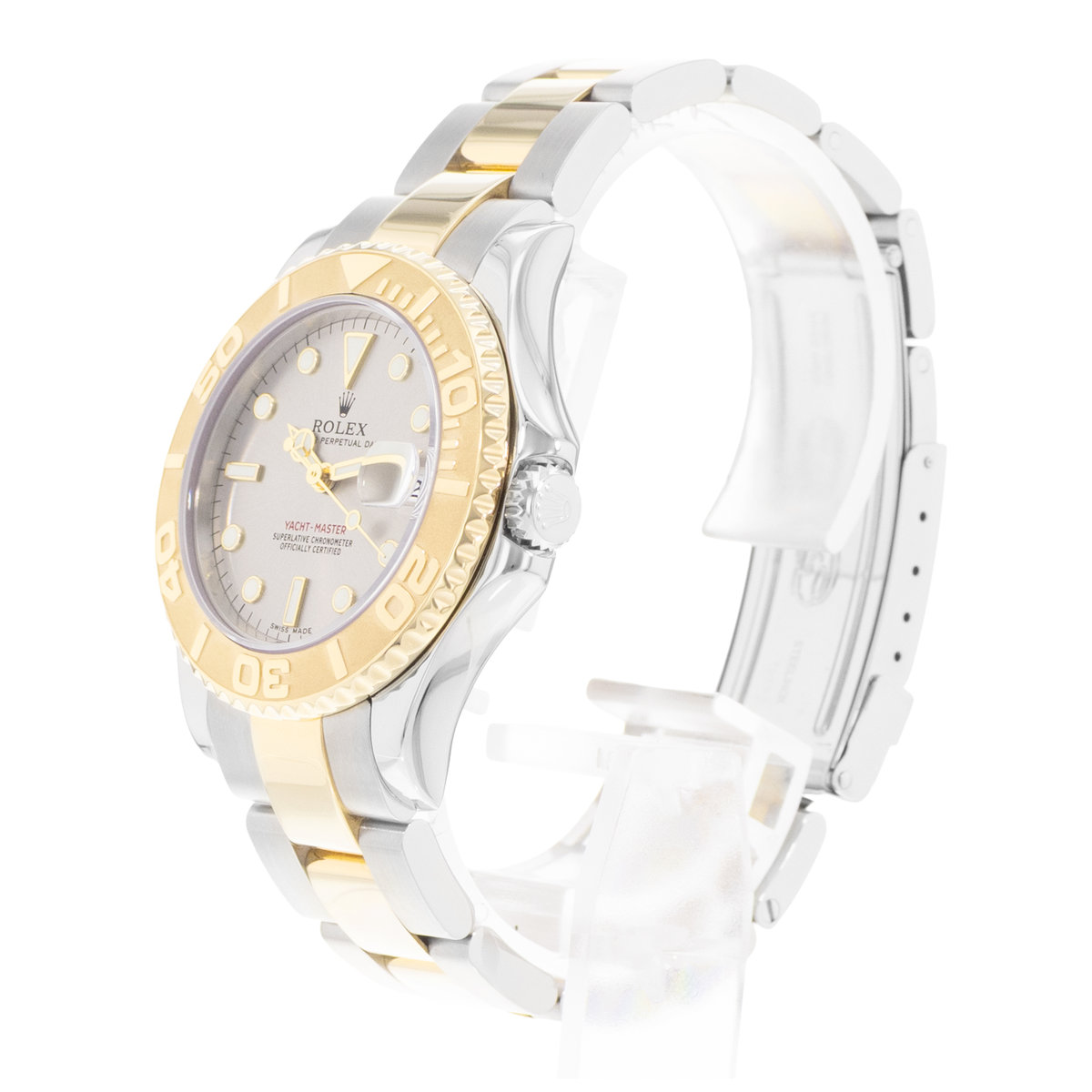 Rolex Yacht-Master 35 168623 Silver Dial 35