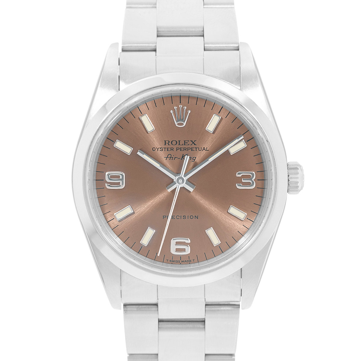 Rolex Air King 34 14000 Brown Dial 34