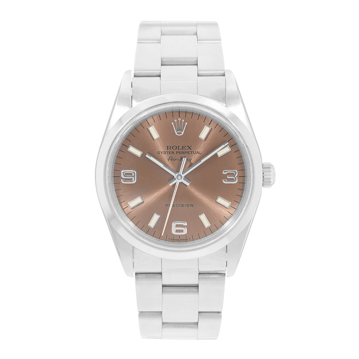 Rolex Air King 34 14000 Brown Dial 34