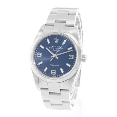 Rolex Air King 34 14000 Blue Dial 34