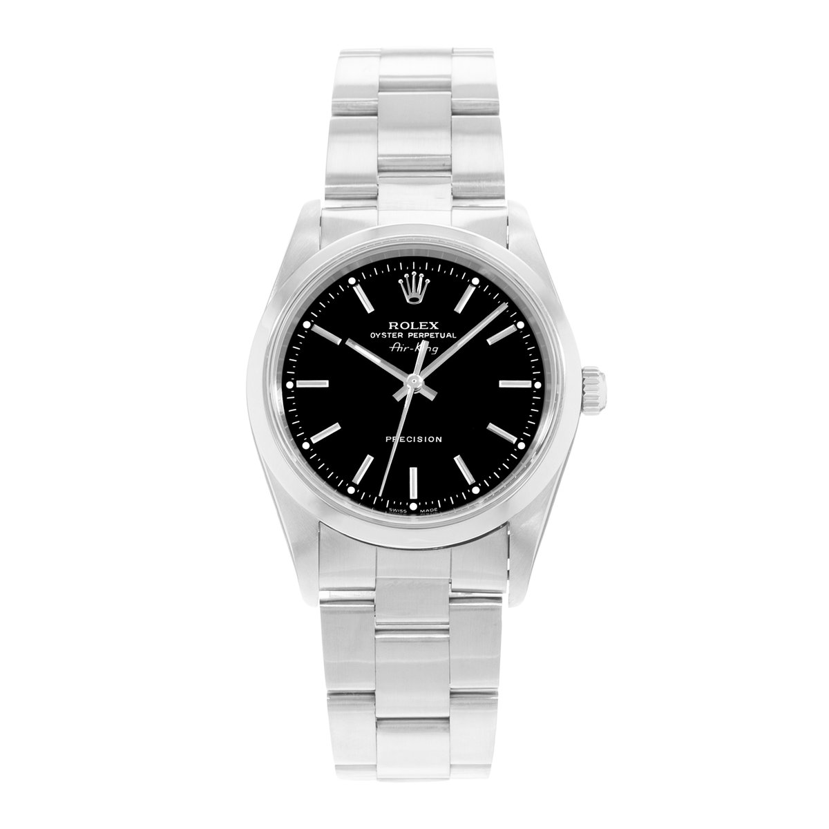 Rolex Air King 34 14000 Black Dial 34