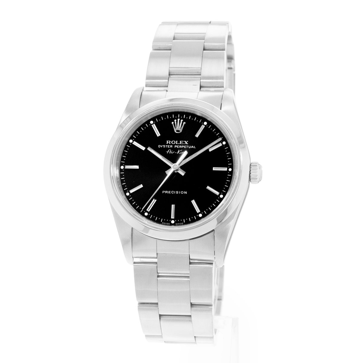 Rolex Air King 34 14000 Black Dial 34