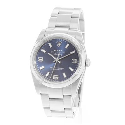 Rolex Oyster Perpetual 34 114200 Blue Dial 34