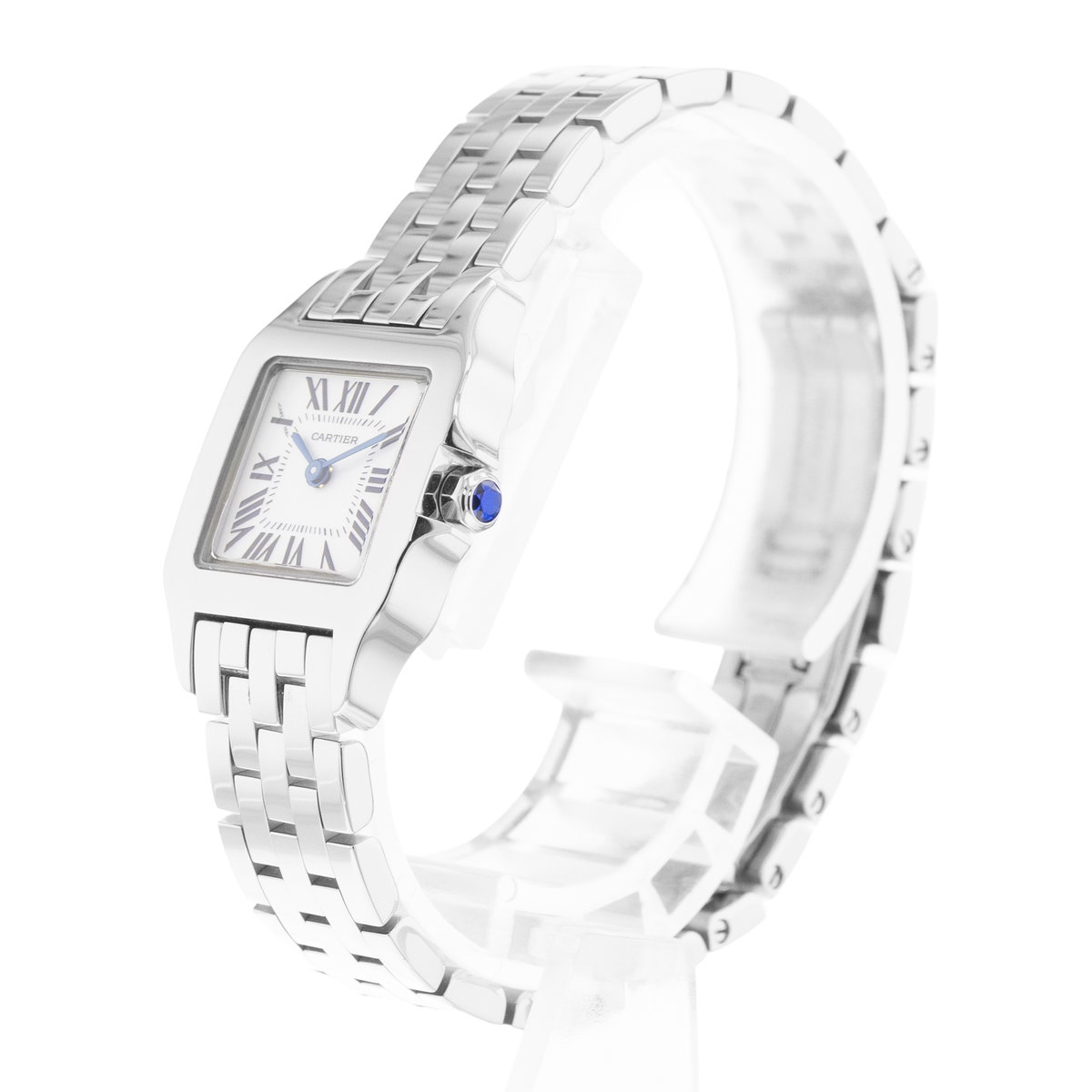 Cartier Santos Demoiselle W25064Z5 2698 Silver Dial 20