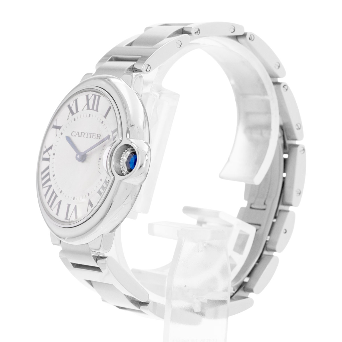Cartier Ballon Bleu 36mm W69011Z4 3005 Silver Dial 36