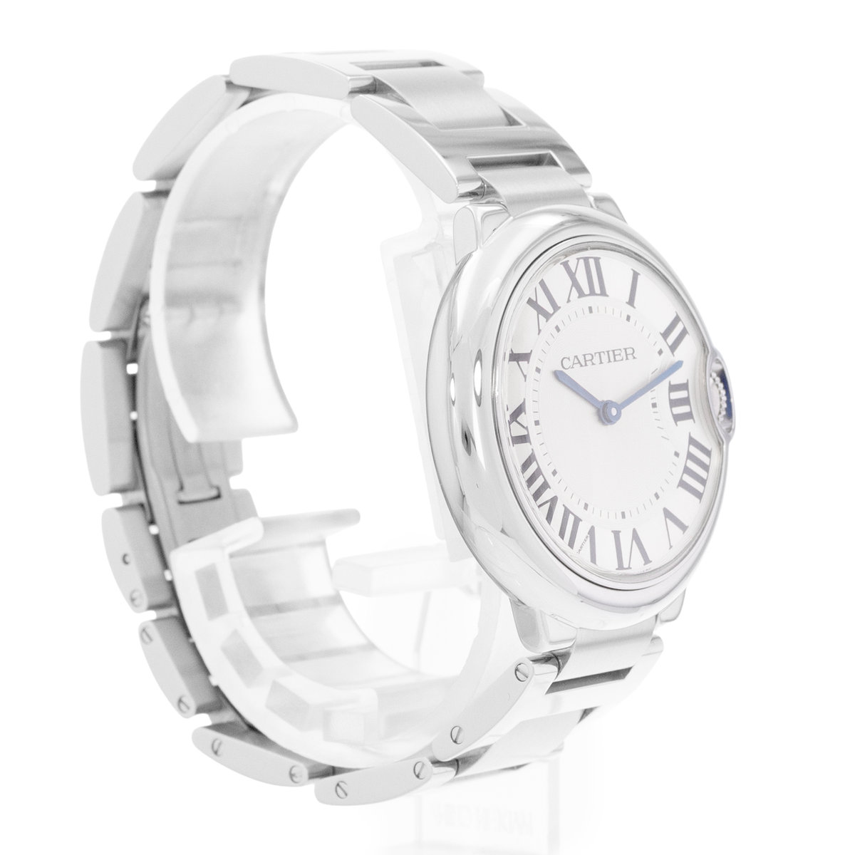 Cartier Ballon Bleu 36mm W69011Z4 3005 Silver Dial 36