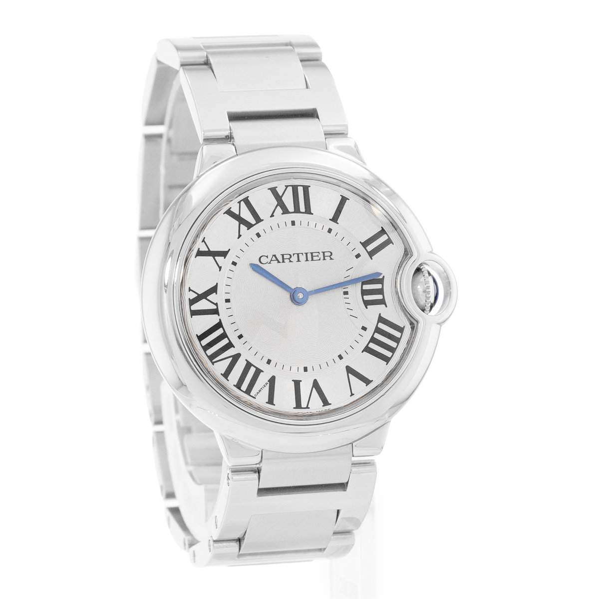 Cartier Ballon Bleu 36mm W69011Z4 3005 Silver Dial 36