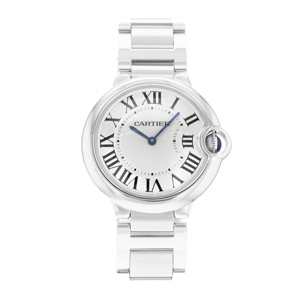 Cartier Ballon Bleu 36mm W69011Z4 3005 Silver Dial 36