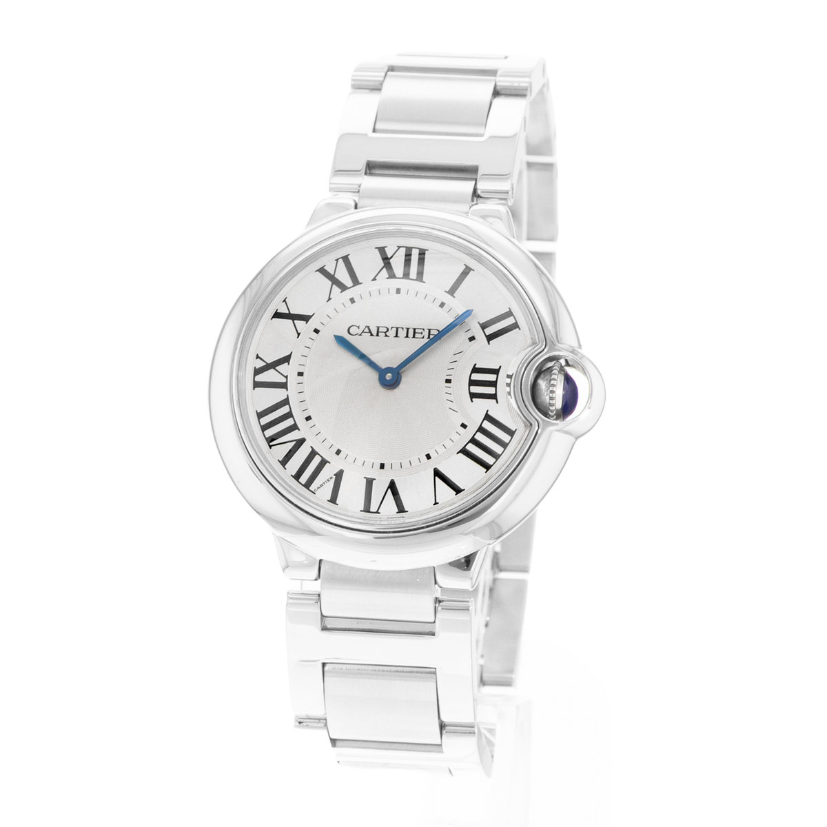 Cartier Ballon Bleu 36mm W69011Z4 3005 Silver Dial 36