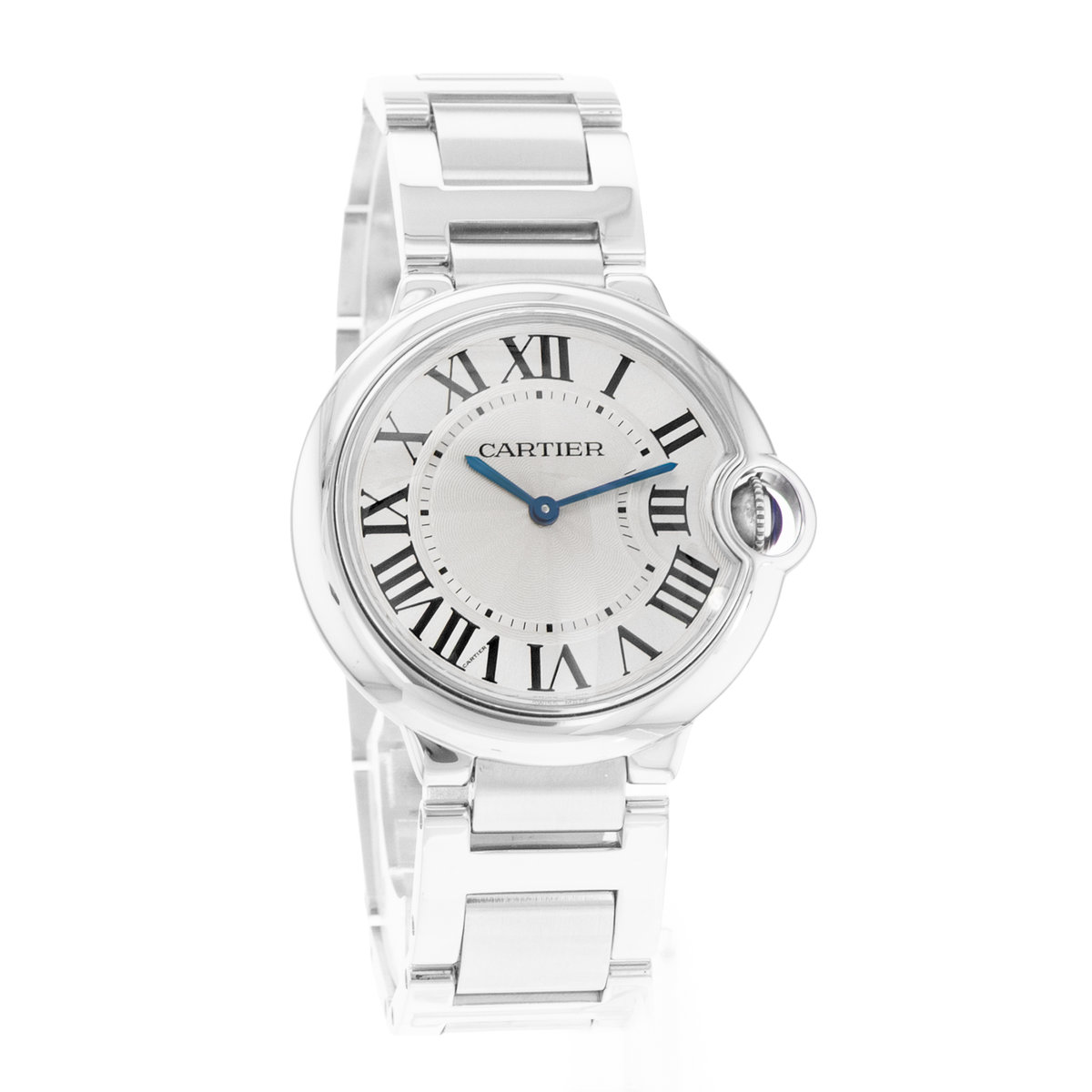Cartier Ballon Bleu 36mm W69011Z4 3005 Silver Dial 36