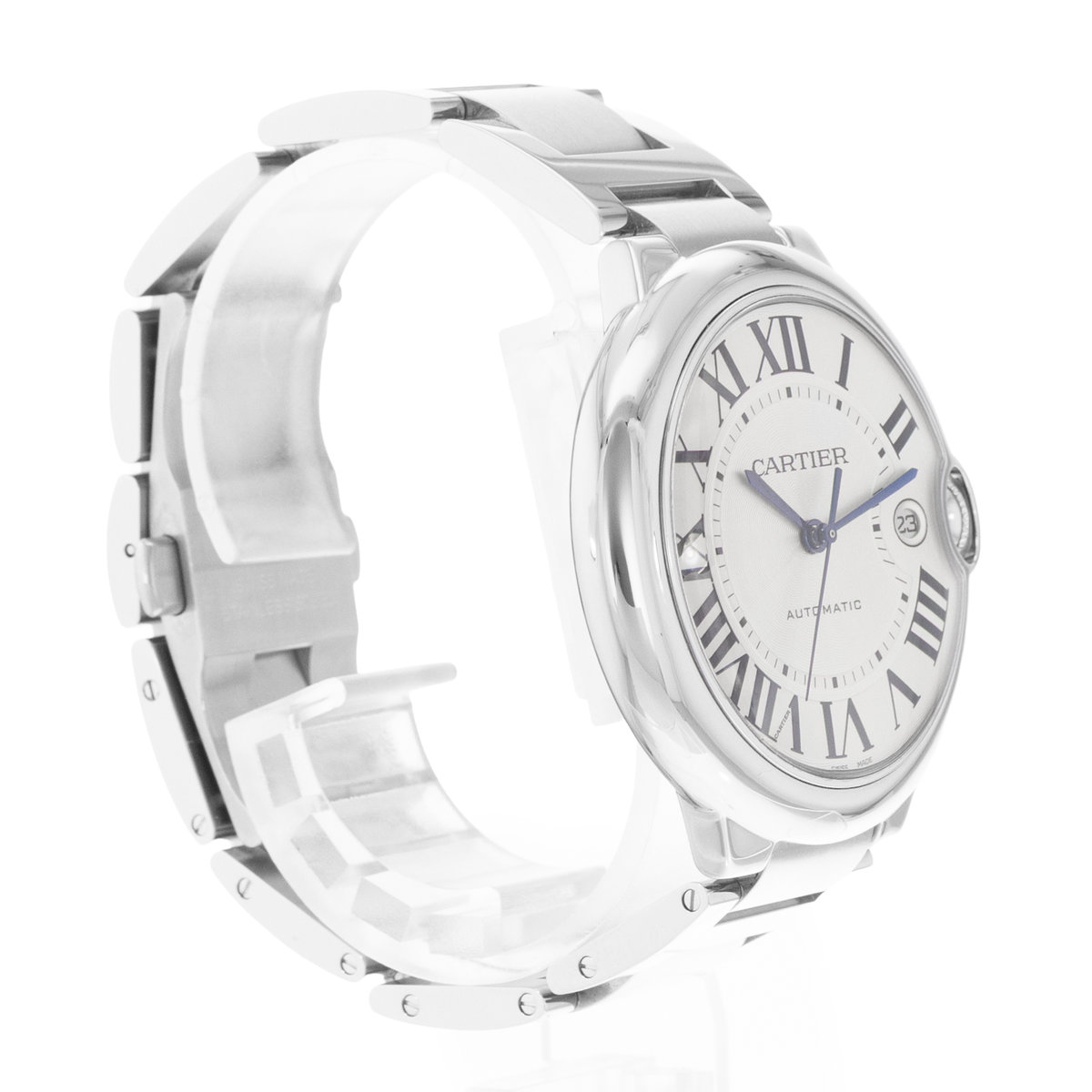 Cartier Ballon Bleu 42mm W69012Z4 3001 Silver Dial 43