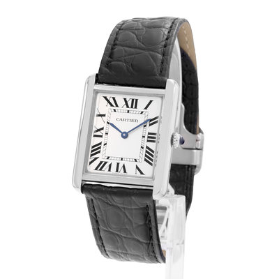 Cartier Tank Solo W5200003 3169 Silver Dial 27