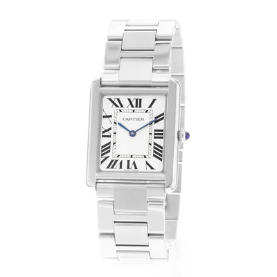 Cartier Tank Solo W5200014 3169 Silver Dial 27