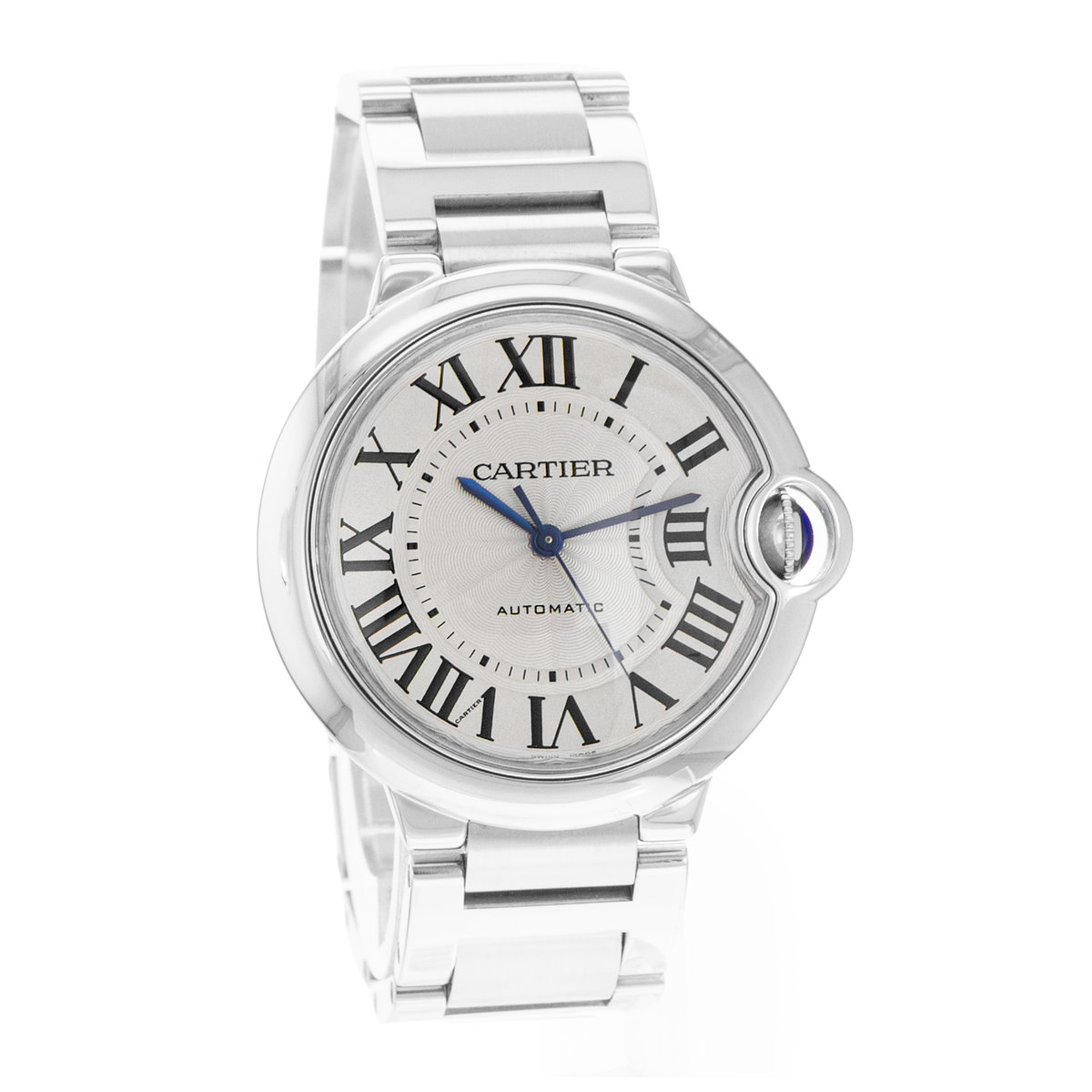 Cartier Ballon Bleu 36mm W6920046 3284 Silver Dial 36