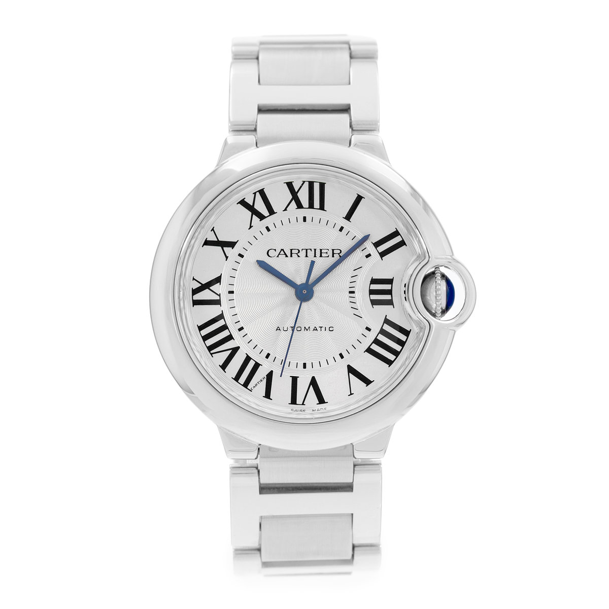 Cartier Ballon Bleu 36mm W6920046 3284 Silver Dial 36