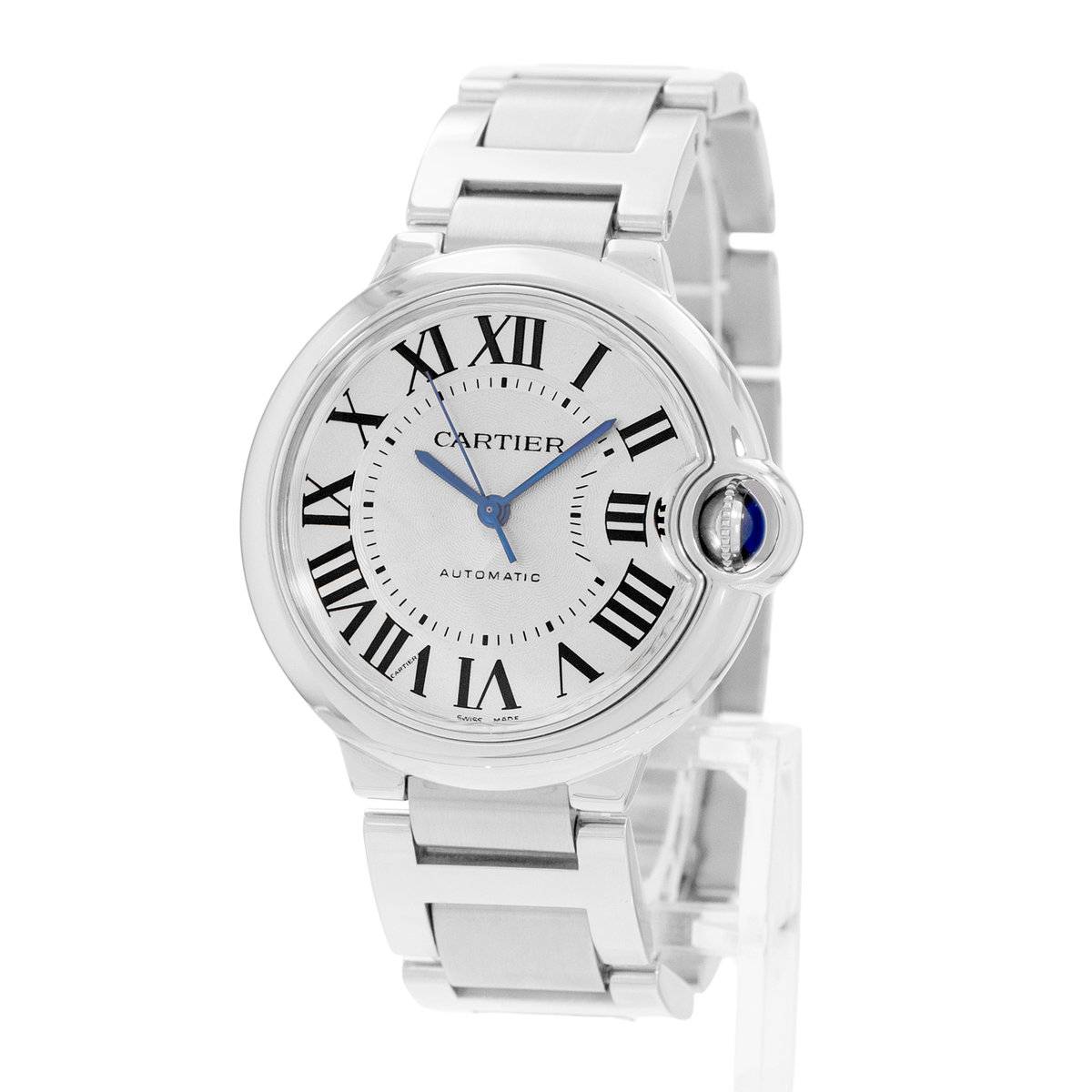Cartier Ballon Bleu 36mm W6920046 3284 Silver Dial 36