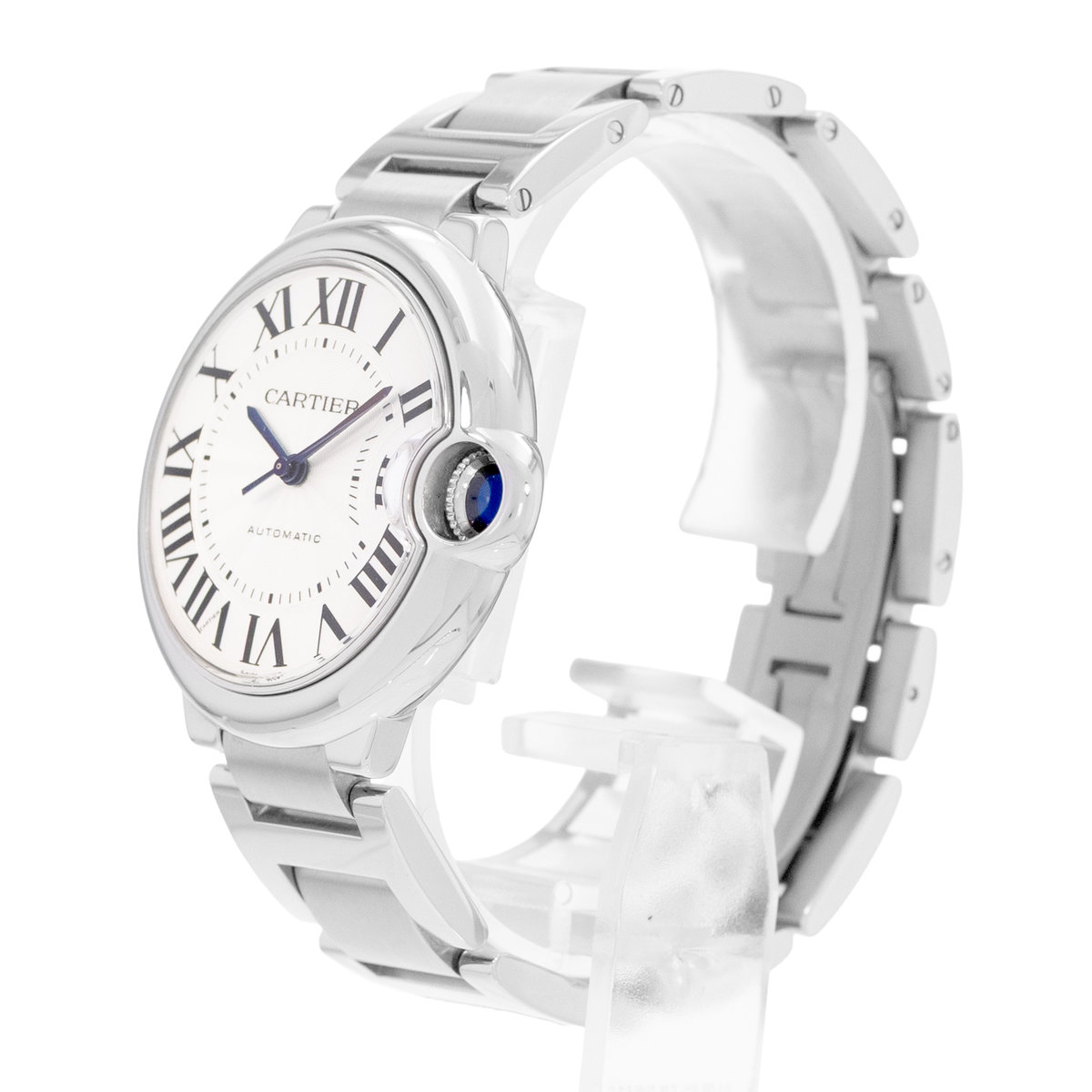 Cartier Ballon Bleu 36mm W6920046 3284 Silver Dial 36