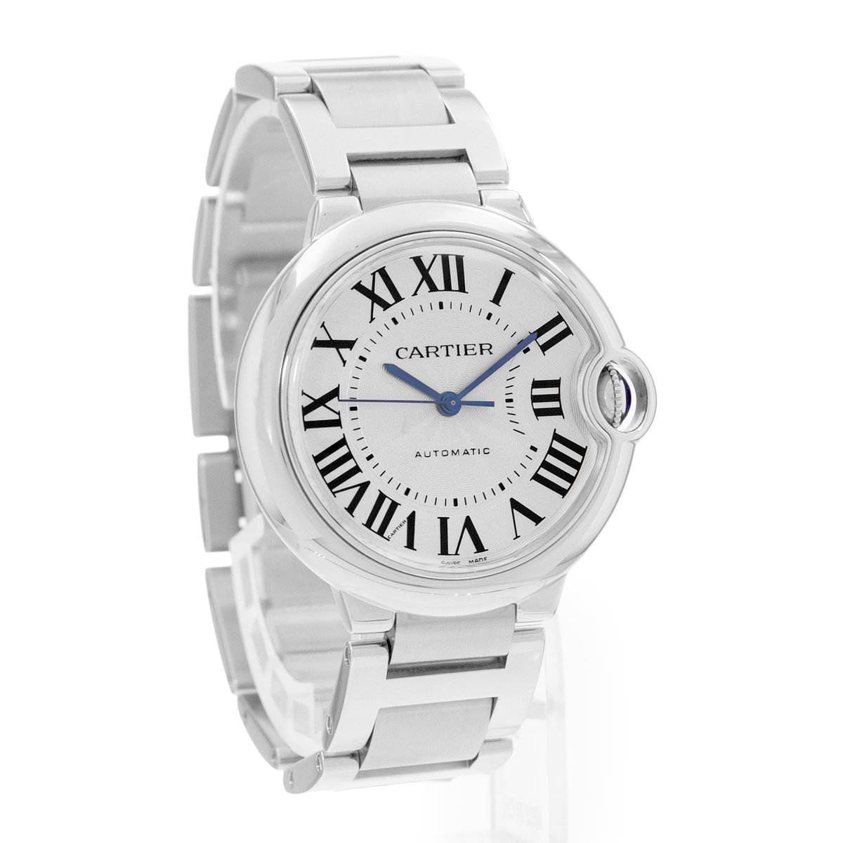 Cartier Ballon Bleu 36mm W6920046 3284 Silver Dial 36