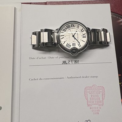 Cartier Ballon Bleu